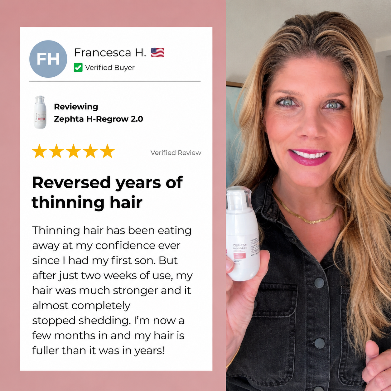 Get Thicker, Fuller Hair in just 3 weeks