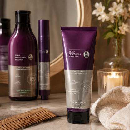 Hair Thickening Trio – Shampoo, Conditioner & Scalp Serum