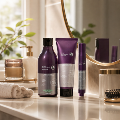 Hair Thickening Trio – Shampoo, Conditioner & Scalp Serum