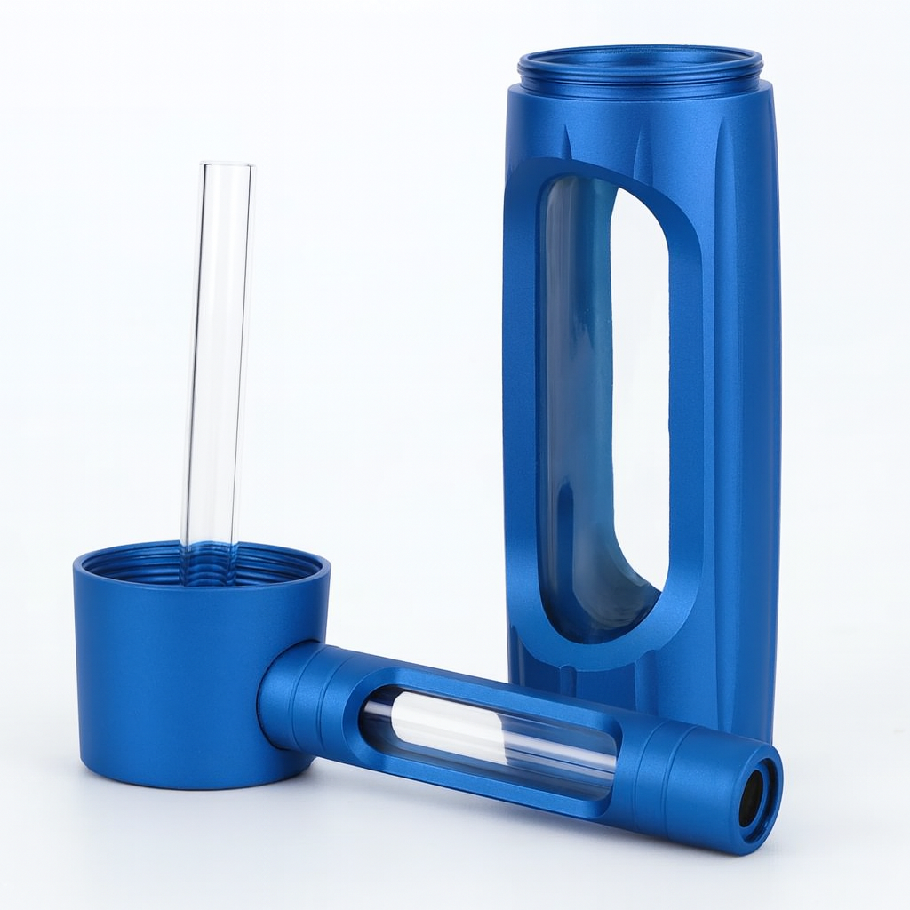 Premium Glass & Aluminum Water Bottle