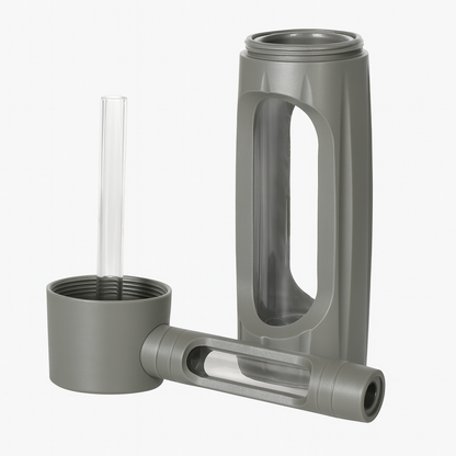 Premium Glass & Aluminum Water Bottle