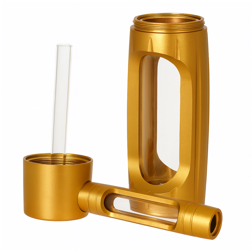 Premium Glass & Aluminum Water Bottle
