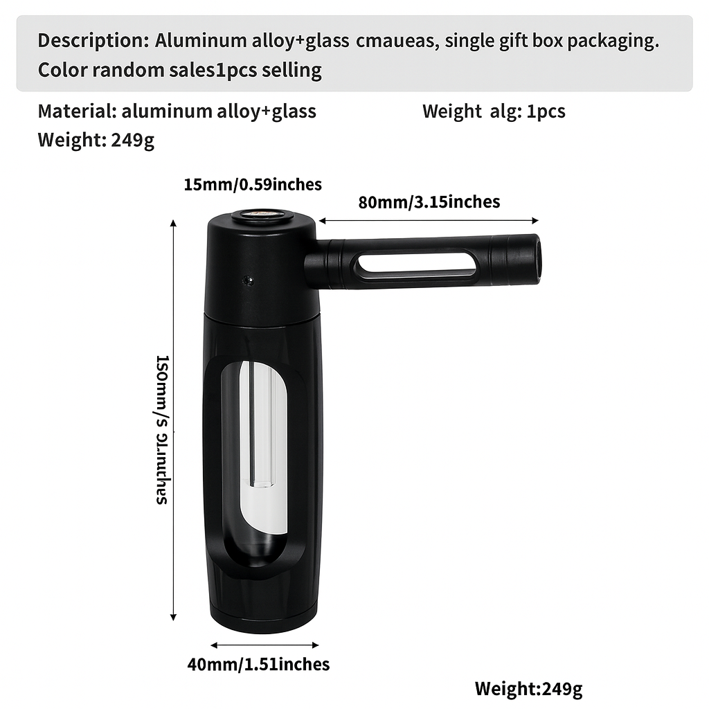 Premium Glass & Aluminum Water Bottle