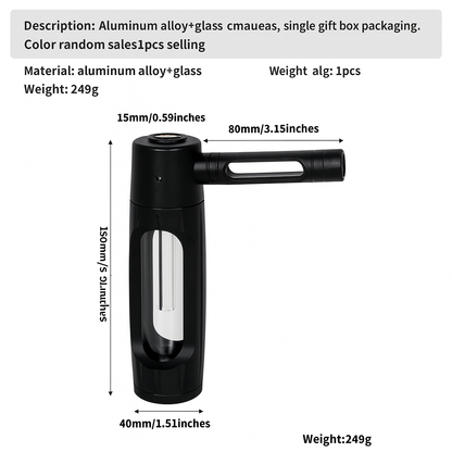 Premium Glass & Aluminum Water Bottle