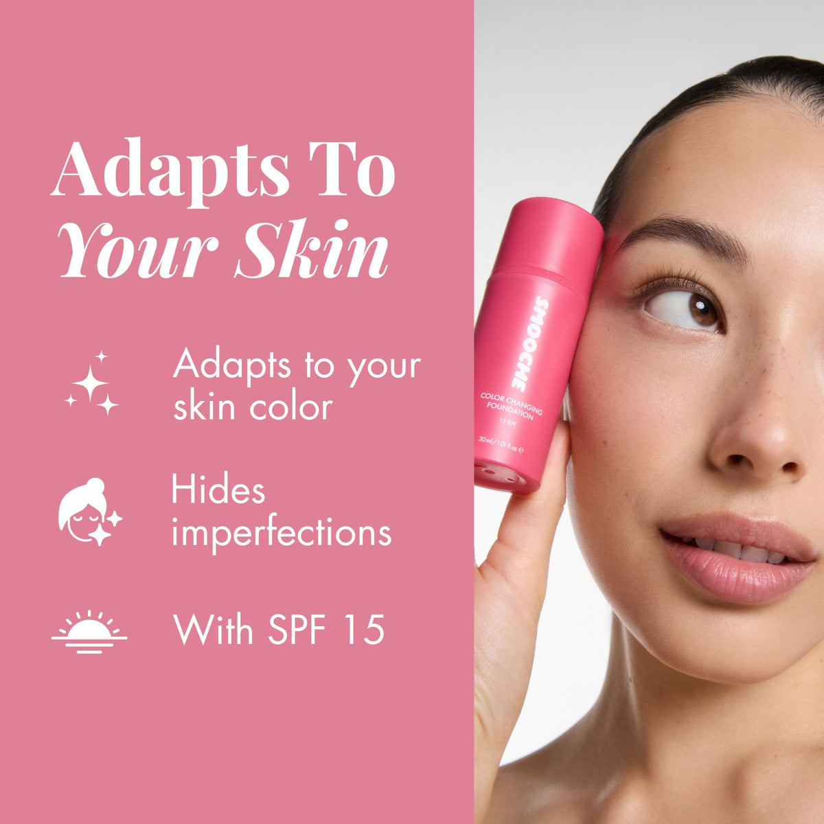 Smooche foundation benefits and application